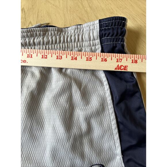 Basketball Shorts Men's Med-Large Shiny Blue Gray 90s Vintage Y2K Protege Shiny - Picture 4 of 14